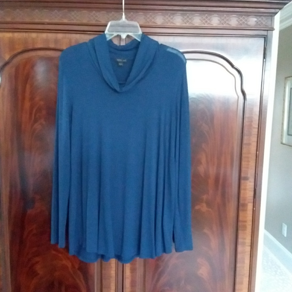 J Jill Wearever Collection cowl neck top